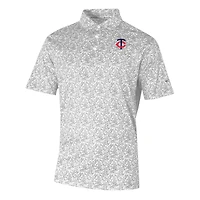 Men's Columbia  Gray Minnesota Twins Omni-Wick Westside Country Polo