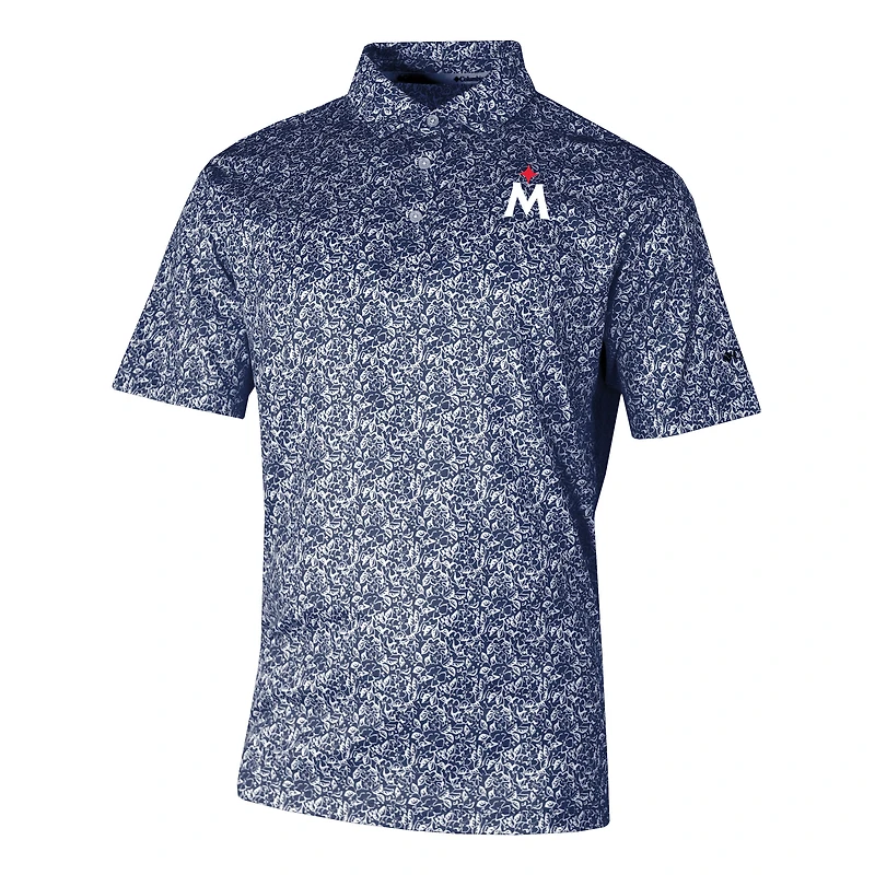 Men's Columbia Navy Minnesota Twins Omni-Wick Westside Country Polo