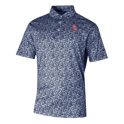 Men's Columbia  Navy St. Louis Cardinals Omni-Wick Westside Country Polo