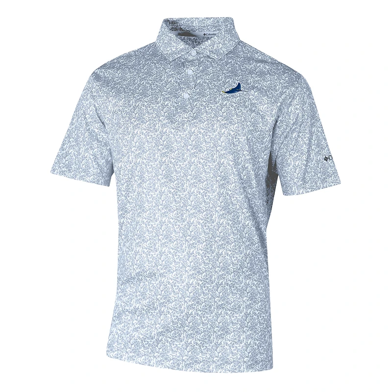 Men's Columbia  Royal Tampa Bay Rays Omni-Wick Westside Country Polo