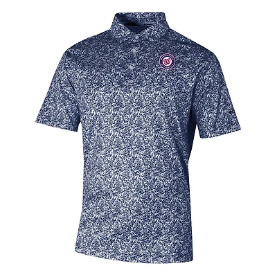 Men's Columbia  Navy Washington Nationals Omni-Wick Westside Country Polo