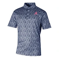 Men's Columbia  Navy Atlanta Braves Omni-Wick Westside Country Polo