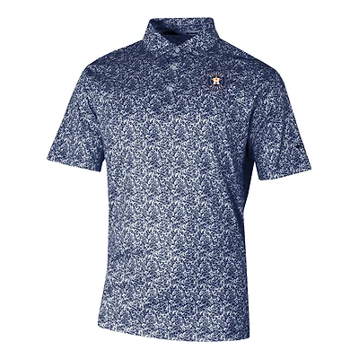 Men's Columbia  Navy Houston Astros Omni-Wick Westside Country Polo