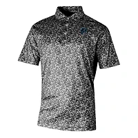Men's Columbia  Black Miami Marlins Omni-Wick Westside Country Polo