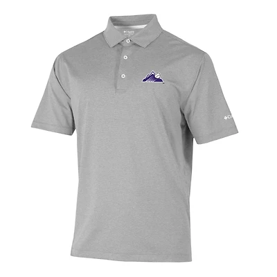 Men's Columbia  Gray Colorado Rockies Sand Tee Polo