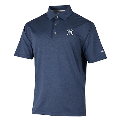 Men's Columbia  Navy New York Yankees Sand Tee Polo