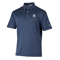 Men's Columbia  Navy New York Yankees Sand Tee Polo