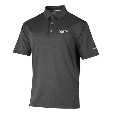 Men's Columbia  Black Chicago White Sox Sand Tee Polo