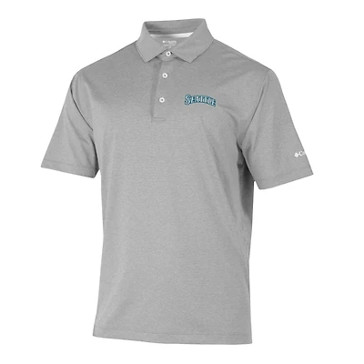 Men's Columbia  Gray Seattle Mariners Sand Tee Polo