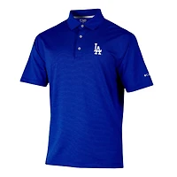 Men's Columbia  Royal Los Angeles Dodgers Sand Tee Polo