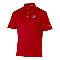Men's Columbia  Red Washington Nationals Sand Tee Polo