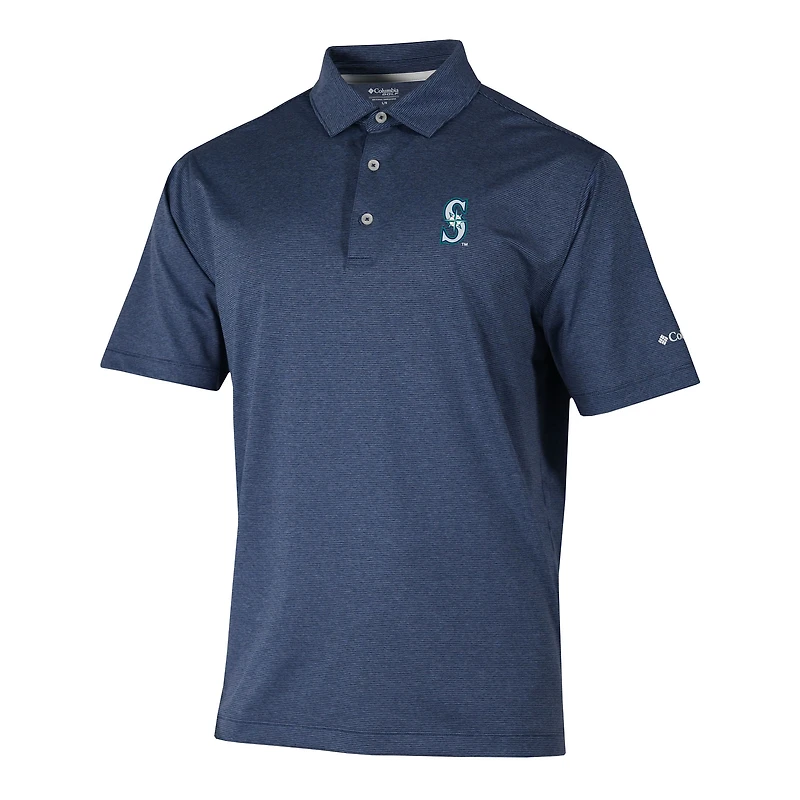 Men's Columbia  Navy Seattle Mariners Sand Tee Polo