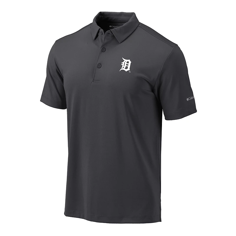 Men's Columbia Detroit Tigers Omni-Wick Drive Polo