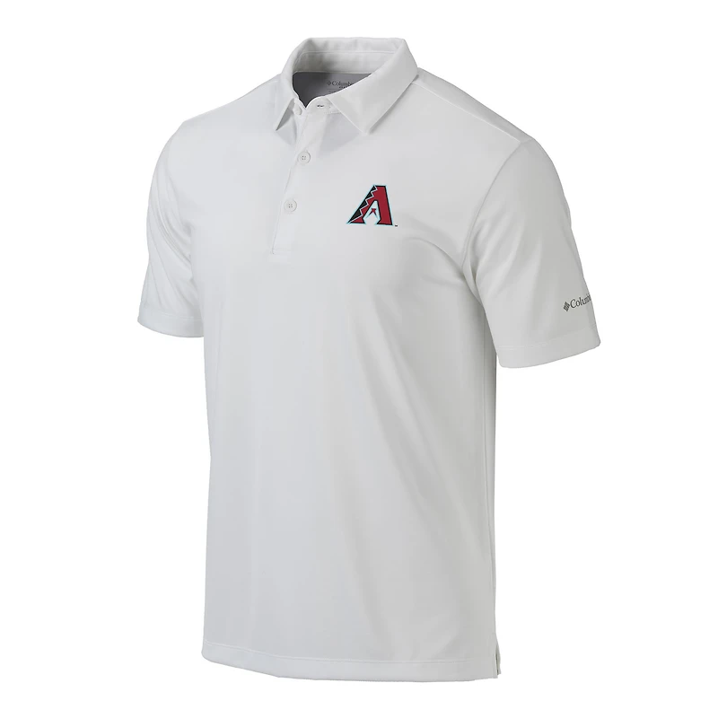 Men's Columbia  White Arizona Diamondbacks Omni-Wick Drive Polo