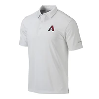 Men's Columbia  White Arizona Diamondbacks Omni-Wick Drive Polo
