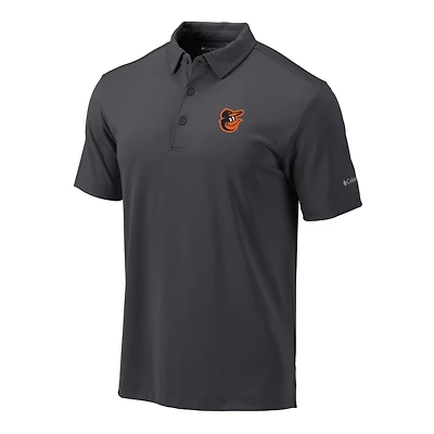 Men's Columbia  Gray Baltimore Orioles Omni-Wick Drive Polo