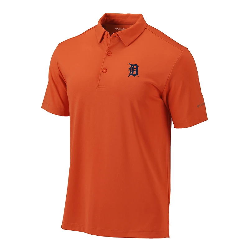Men's Columbia Detroit Tigers Omni-Wick Drive Polo