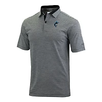 Men's Columbia Miami Marlins Omni-Wick Golden Hills Polo