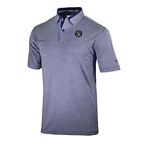Men's Columbia  Navy Milwaukee Brewers Omni-Wick Golden Hills Polo