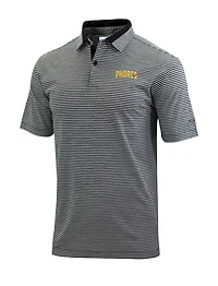 Men's Columbia  Black San Diego Padres Omni-Wick Golden Hills Polo