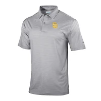 Men's Columbia  Gray San Diego Padres Omni-Wick Golden Hills Polo
