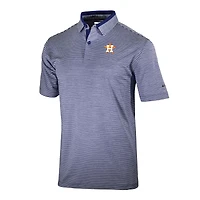 Men's Columbia  Navy Houston Astros Omni-Wick Golden Hills Polo