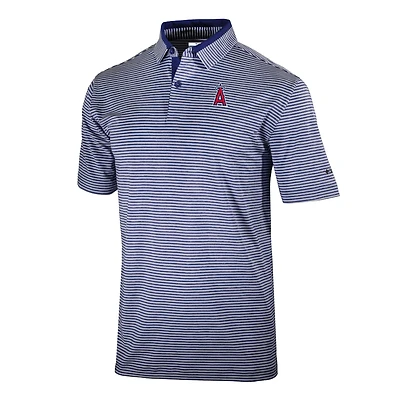 Men's Columbia  Navy Los Angeles Angels Omni-Wick Golden Hills Polo