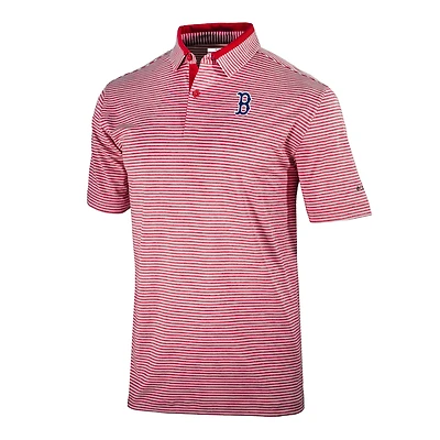 Men's Columbia  Red Boston Sox Omni-Wick Golden Hills Polo