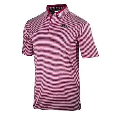 Men's Columbia  Red Arizona Diamondbacks Omni-Wick Golden Hills Polo