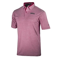 Men's Columbia  Red Arizona Diamondbacks Omni-Wick Golden Hills Polo