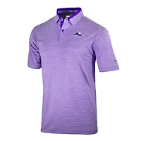 Men's Columbia  Purple Colorado Rockies Omni-Wick Golden Hills Polo