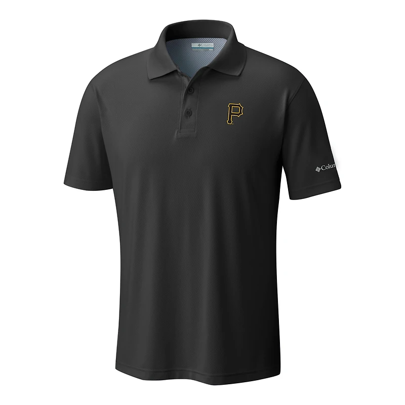 Men's Columbia Pittsburgh Pirates Omni-Wick Low Drag Offshore Polo