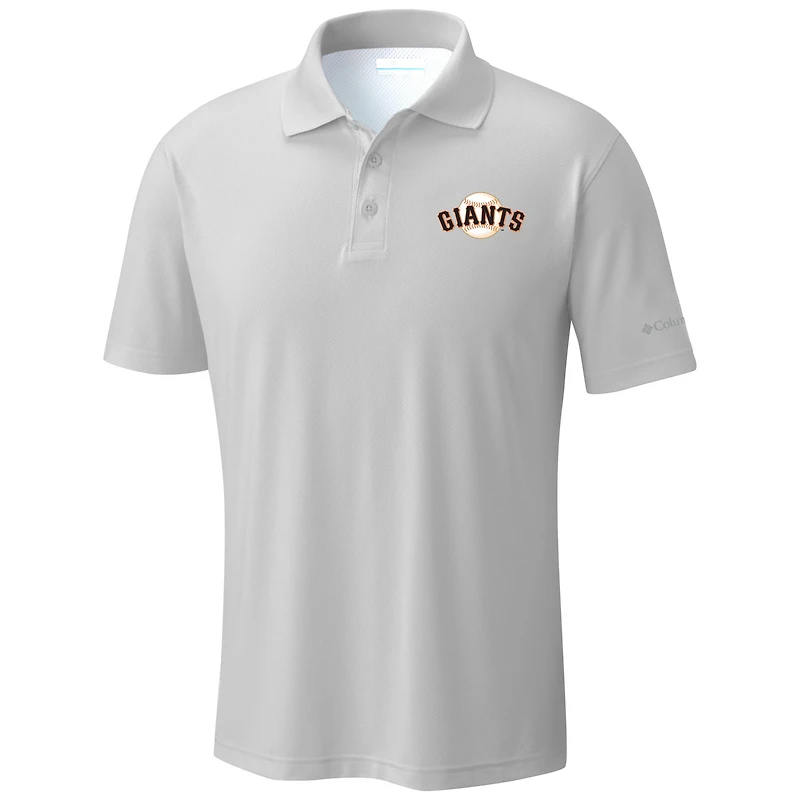 Men's Columbia  White San Francisco Giants Omni-Wick Low Drag Offshore Polo