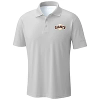 Men's Columbia  White San Francisco Giants Omni-Wick Low Drag Offshore Polo