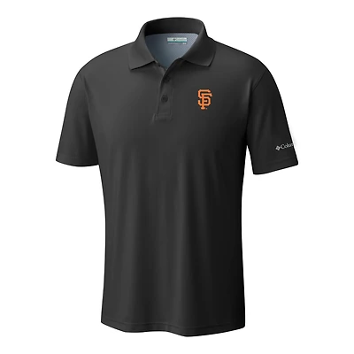 Men's Columbia  Black San Francisco Giants Omni-Wick Low Drag Offshore Polo