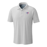 Men's Columbia  White Toronto Blue Jays Omni-Wick Low Drag Offshore Polo
