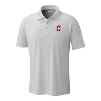 Men's Columbia  White Cleveland Guardians Omni-Wick Low Drag Offshore Polo