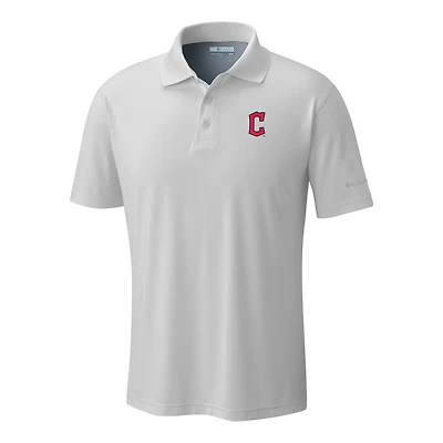 Men's Columbia  White Cleveland Guardians Omni-Wick Low Drag Offshore Polo
