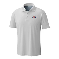 Men's Columbia  White Colorado Rockies Omni-Wick Low Drag Offshore Polo