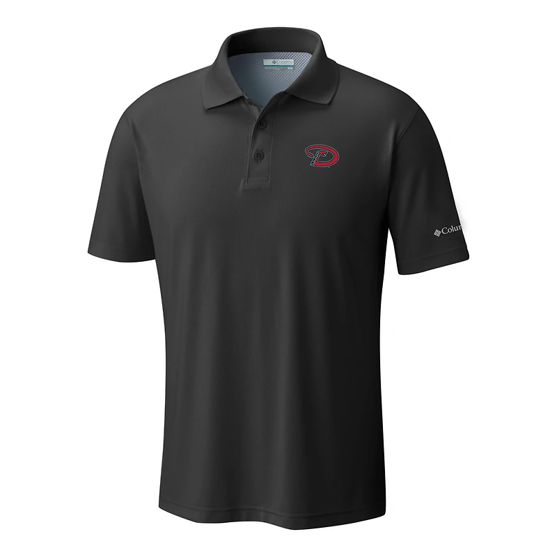 Men's Columbia  Black Arizona Diamondbacks Omni-Wick Low Drag Offshore Polo