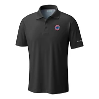 Men's Columbia  Black Chicago Cubs Omni-Wick Low Drag Offshore Polo