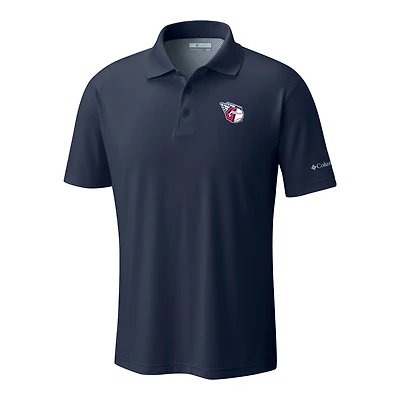 Men's Columbia  Navy Cleveland Guardians Omni-Wick Low Drag Offshore Polo