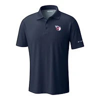 Men's Columbia  Navy Cleveland Guardians Omni-Wick Low Drag Offshore Polo