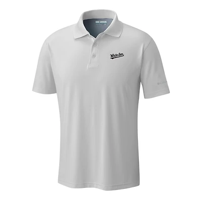 Men's Columbia  White Chicago Sox Omni-Wick Low Drag Offshore Polo