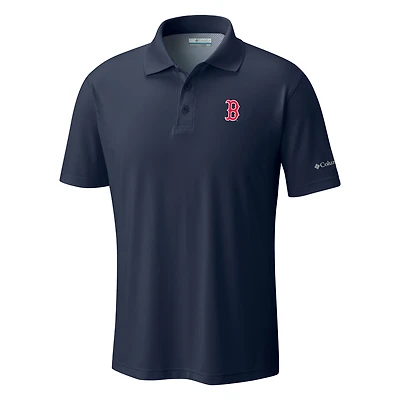 Men's Columbia  Navy Boston Red Sox Omni-Wick Low Drag Offshore Polo