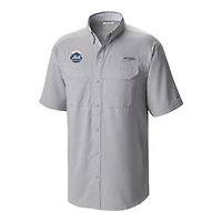 Men's Columbia New York Mets Omni-Wick Low Drag Offshore Button-Up Shirt