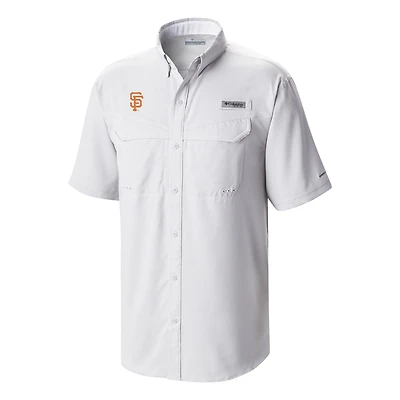 Men's Columbia San Francisco Giants Omni-Wick Low Drag Offshore Button-Up Shirt