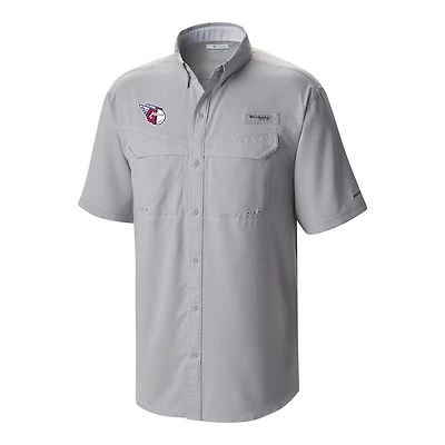 Men's Columbia Cleveland Guardians Omni-Wick Low Drag Offshore Button-Up Shirt