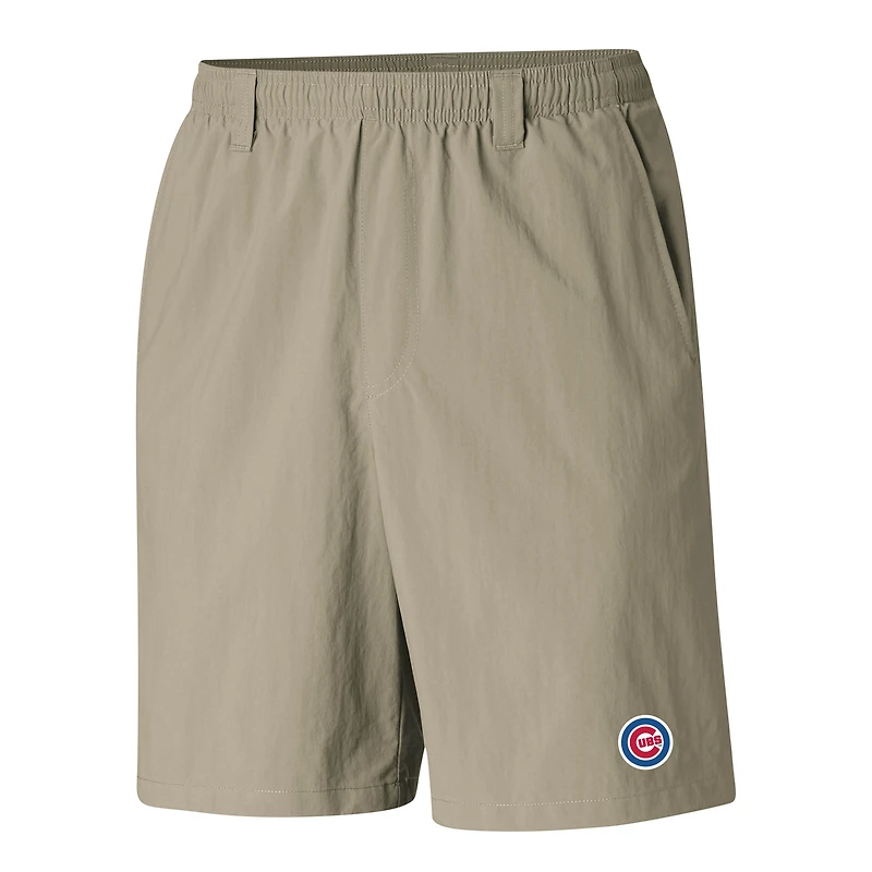 Men's Columbia  Tan Chicago Cubs PFG Backcast III Water Shorts