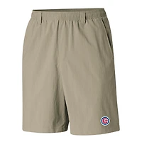 Men's Columbia  Tan Chicago Cubs PFG Backcast III Water Shorts